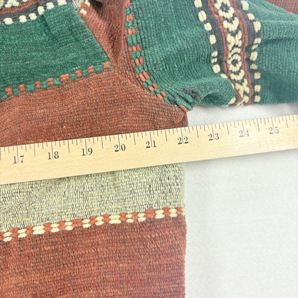 Vintage Blanket Jacket Cardigan‎ Womens L Cowl Collar Texture Southwestern Crop - Picture 6 of 8